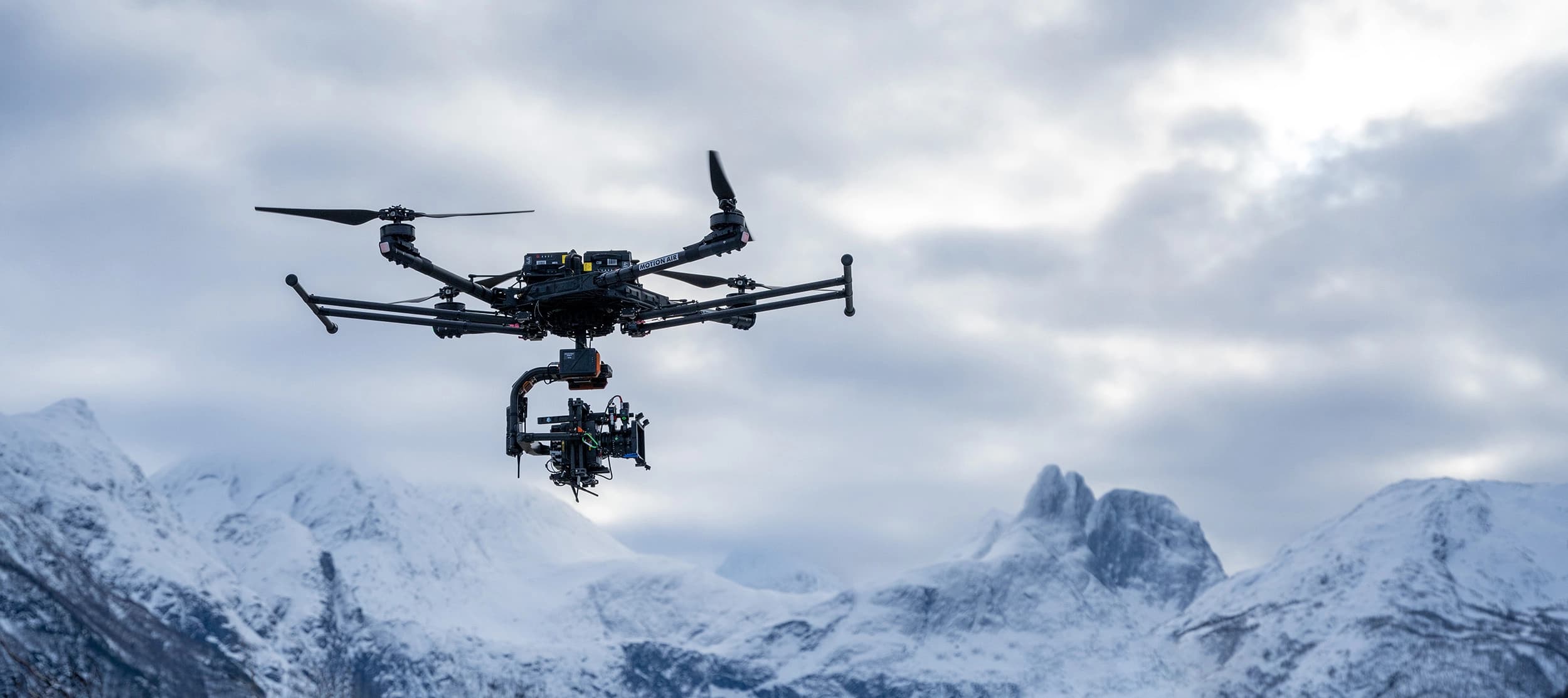 Motion Air flying the Alta X heavy lift drone in Norway.