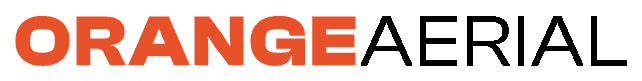 ORANGE AERIAL partner logo supporting Motion Air production workflows.
